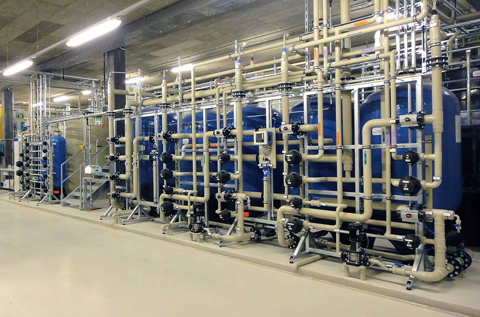 Bể trao đổi ion trong xử lý nước thải 3 cấp giúp loại bỏ ion+ và ion- ra khỏi nước thải